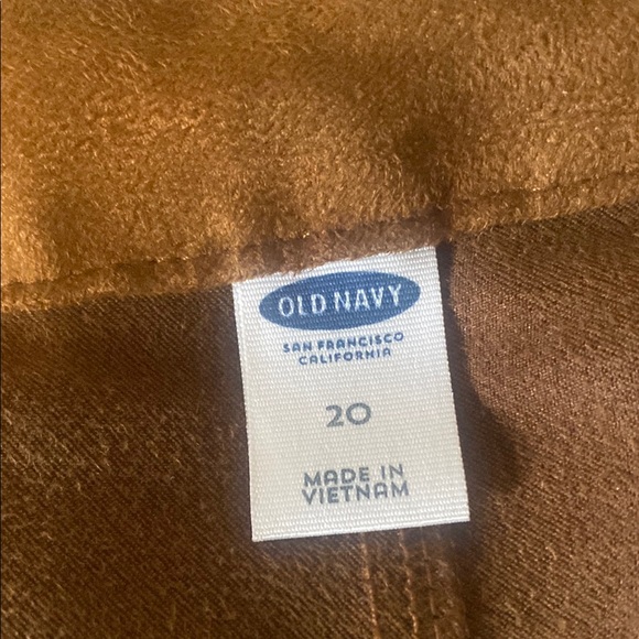 Women's rust tone- faux suede mini skirt- snap button front- size 20 - Picture 4 of 7